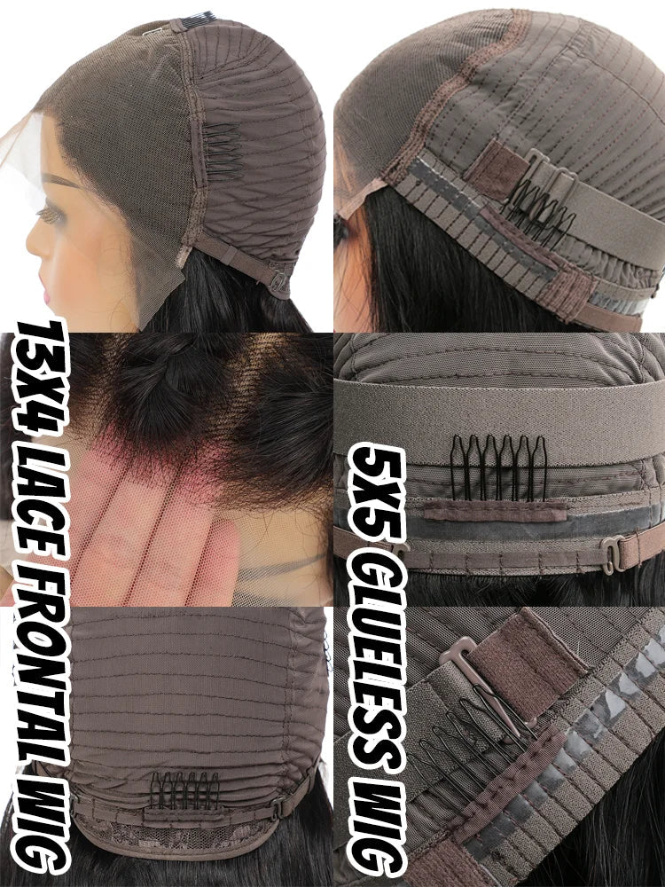 Straight Lace Frontal Wig Human Hair Wigs For