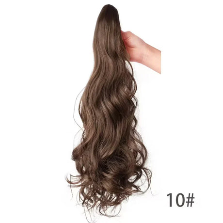 Ponytail Extension Wavy Curly Ponytail Hair Extension Synthetic