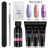 Poly Nail Gel Kit With W Nail Dryer