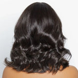 Body Wave Human Hair With Bangs X. Lace