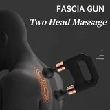 Double Fascia Gun Vibrator Body Massagers Double Massage