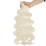 Colorful Body Wave Hair Bundles Piano Blonde Natural