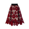Elegant Summer Boho Lace Skirts Women Vintage Mesh