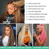 Highlight Curly X Lace Front Wig / Colored