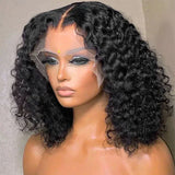 Glueless Wig A Short Bob Wig Deep Wave