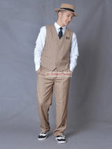 Popping Dance Performance Suit Men Hip Hop Suit