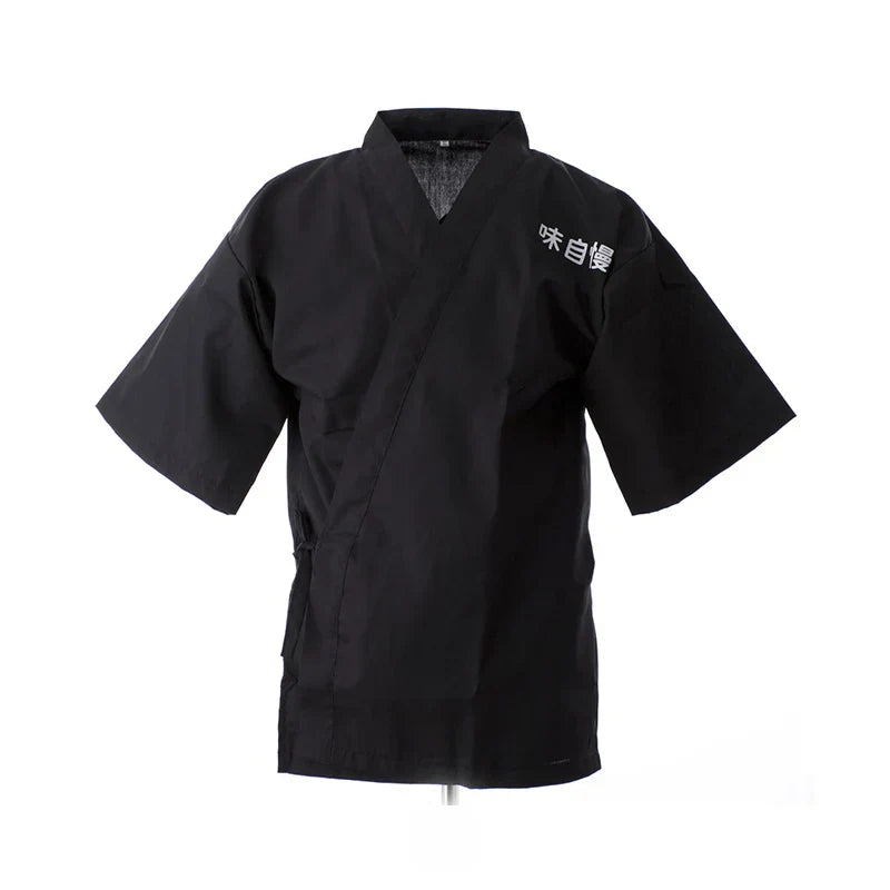 Man' Chef Jacket Sushi Restaurant Kitchen Uniform Hotel