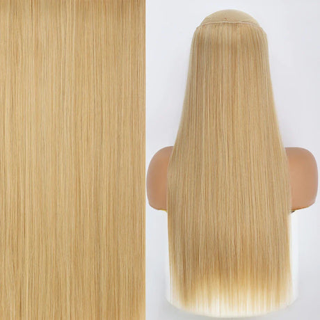 Merisihair Synthetic No Clip Invisible Wire Hair Extensions