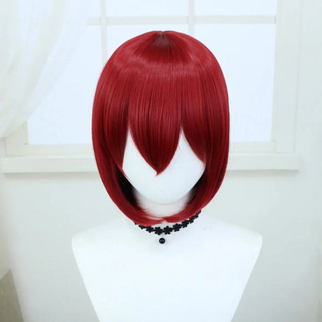 Short Inches Straight Synthetic Wig For Cosplay