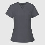 Dentist Scrubs Tops Fashion Hotel Workwear Scrub Shirts