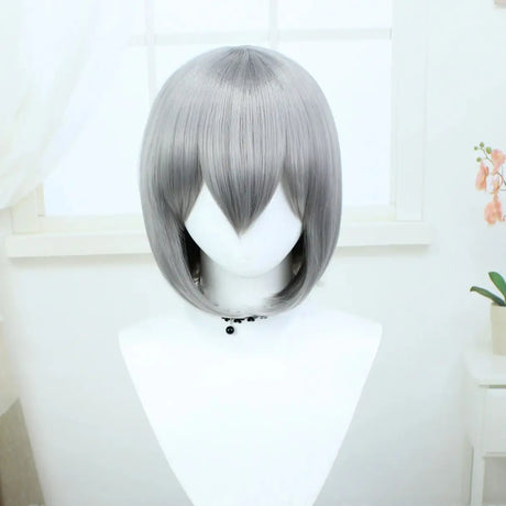 Short Inches Straight Synthetic Wig For Cosplay