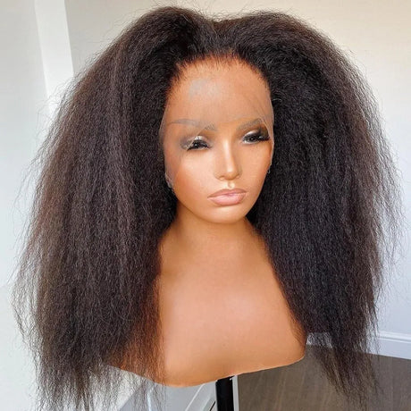 Hd Transparent  Lace Frontal Wig Kinky