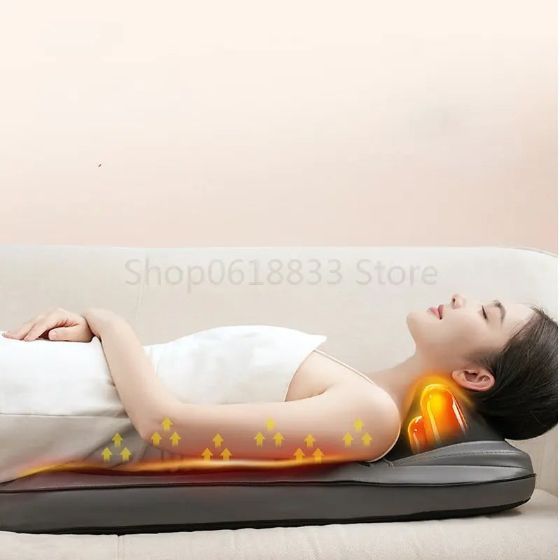 Back Waist Cervical Vertebra Electric Massager Cushion Multifunctional