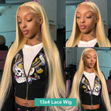 Rosabeauty Blonde Hd Lace Front Human Hair Wig