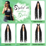 Kaylss Full Double Lace Knotless Locs Braided