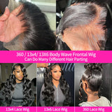 Luvin 13X6 Hd Transparent Body Wave Lace Front