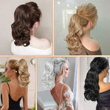 Ponytail Extension Wavy Curly Ponytail Hair Extension Synthetic