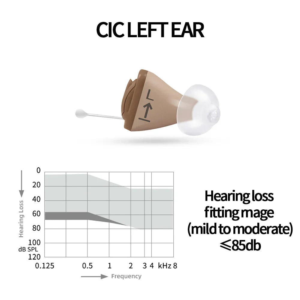 Signia Invisible Hearing Aid Channel Programmable Digital Hearing