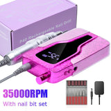 Electric Nail Drill Machine Rechargeable Nail Sander