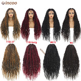 Synthetic Full Lace Front Wigs Locs Braided