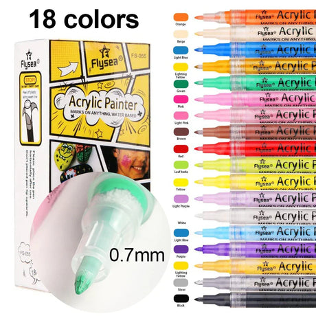 Nail Art Graffiti Pen Set Waterproof Drawing