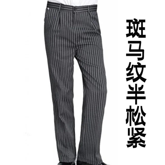 Unisex Chef Uniform Hotel Restaurant Cook Pants Bbq