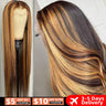 Highlight  Lace Front Wig Highlight Straight