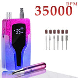 Electric Nail Drill Machine Rechargeable Nail Sander