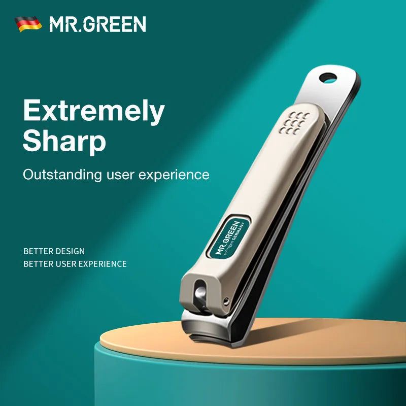 Mr.Green Nail Clippers Stainless Steel Curved Blade Clipper