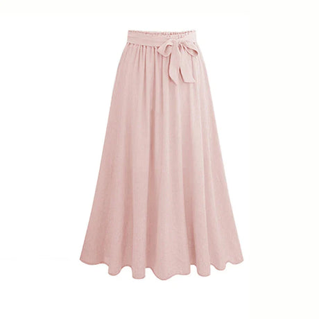 Casual Streetwear Long Skirts Women Summer Chiffon Lace