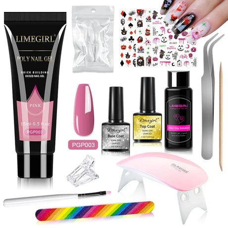 Limited Nail Extension Gel Kit Halloween Manicure Kit