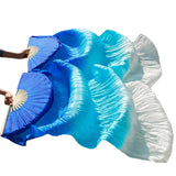 Belly Dance Fan % Real Silk Veils 1Pc