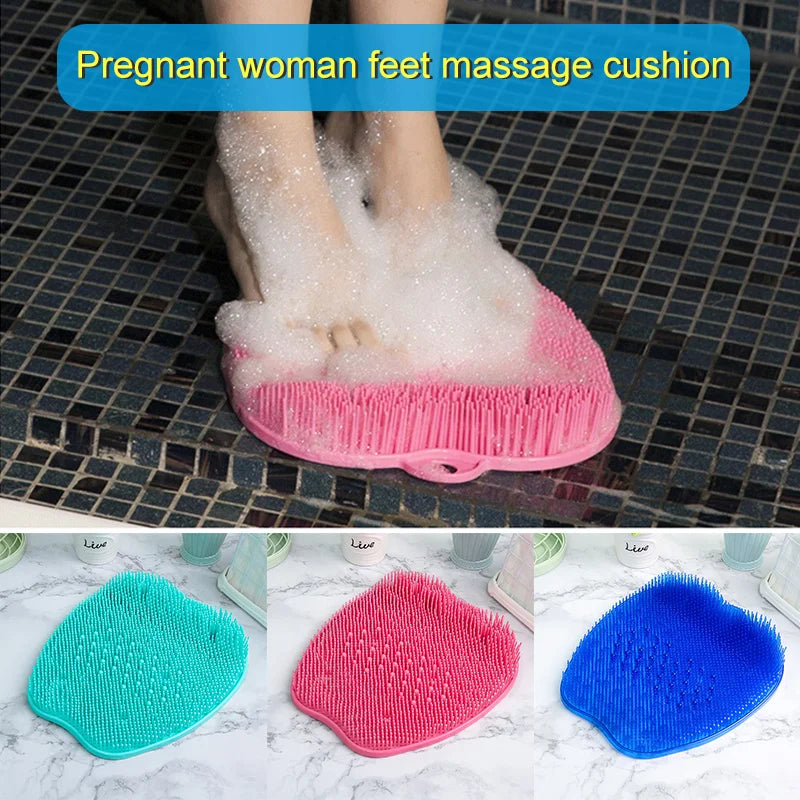 Shower Foot Scrubber Massager Cleaner Non-Slip Exfoliation Acupressure