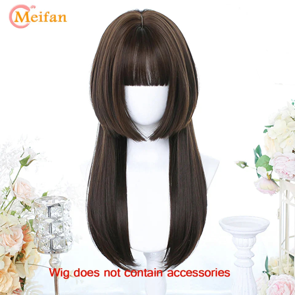 Meifan Long Lolita Ombre Harajuku Wig With Bang