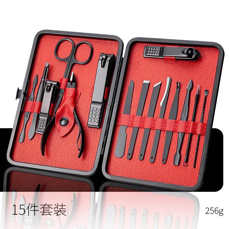 Manicure Set Professional Nail Clippers Kit Pedicure Care