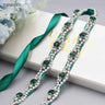 Topqueen Multiple Styles Green Belt With Diamonds Bridal
