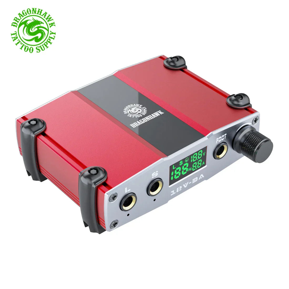 New Dragonhawk Professional Tattoo Power Supply Digital Lcd