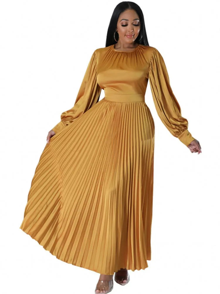 Elegant Dresses For Women Autumn Winter Maxi Dress