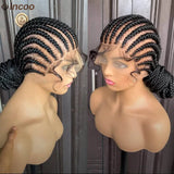 Cornrow Twisted Braided Wigs Ombre Blonde Passion Twists