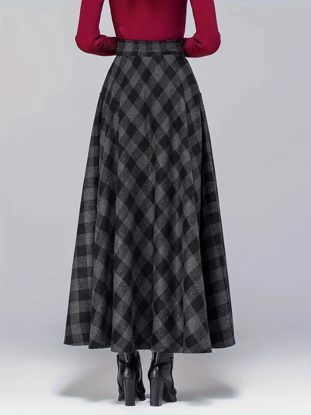 Four Season Versatile New Patchwork Plaid Fashionable And