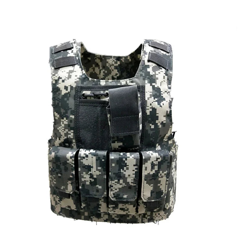 Kids Camouflage Tactical Bulletproof Vests Military Uniforms Combat