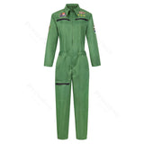 Pilot Uniform Army Green Top Gun Costume For