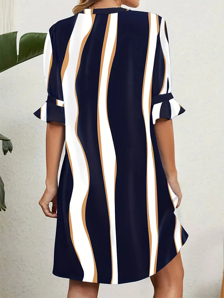 Women' Dress Summer Chic Elegant Dress For Chubby