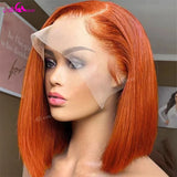 Density Ginger Orange Straight Bob Wig X