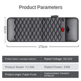 Wireless Remote Control Massage Mattress Back Multi-Functional Kneading