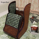 Jade Stone Massage Cushion Thermal Foot Barrel Mattress