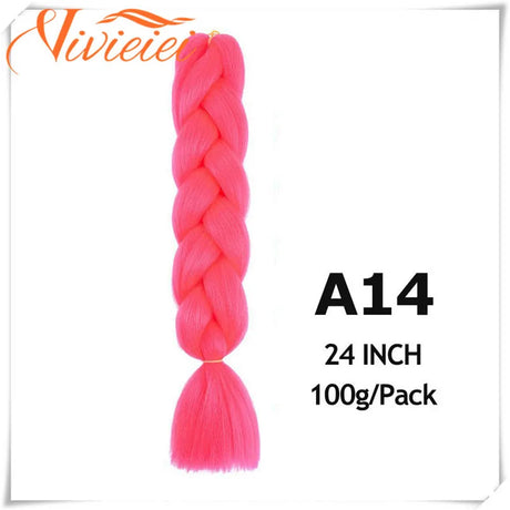 Pink Ombre Jumbo Braids Hair Extensions