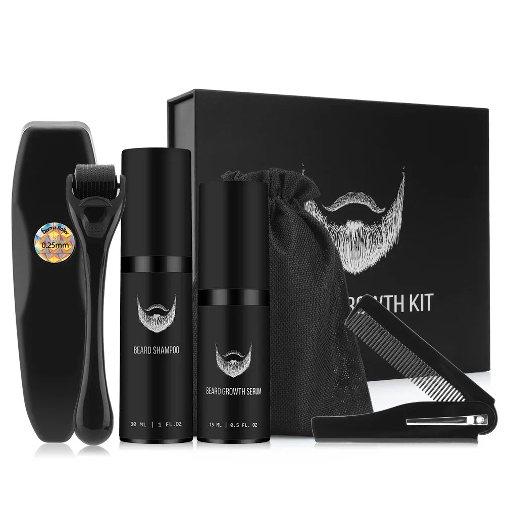 Beard Growth Kit Men Hair Enhancer Thicker