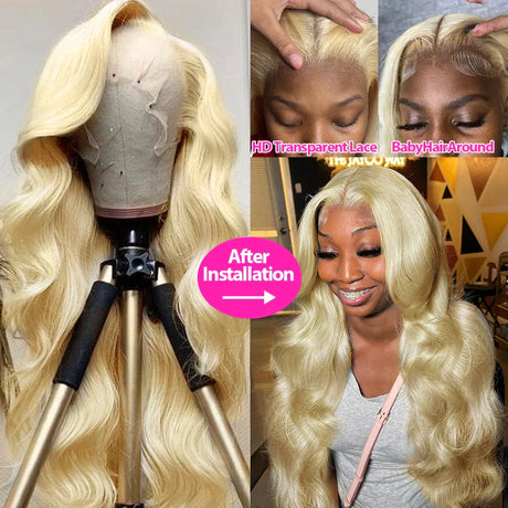 Hd Lace Frontal Wig X Body Wave Brazilian