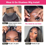 Wear And Go Glueless Wigs Pre Cut No